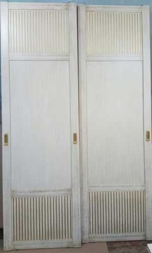 Двери для шкафа купе с фрезеровкой Пенза